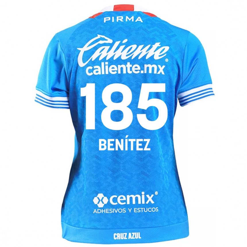 ילדים כדורגל Cristopher Benítez #185 שמים כחולים ג'רזי ביתית 2024/25