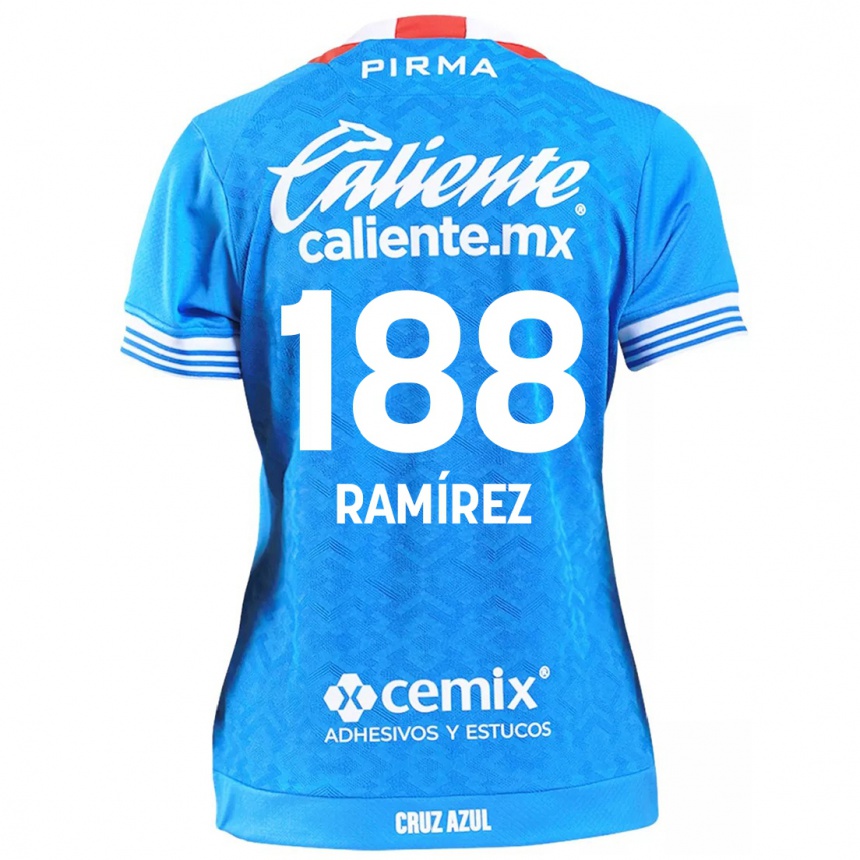 ילדים כדורגל Diego Ramírez #188 שמים כחולים ג'רזי ביתית 2024/25