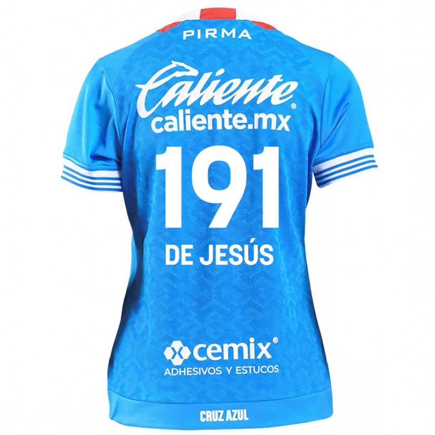 ילדים כדורגל Luis De Jesús #191 שמים כחולים ג'רזי ביתית 2024/25