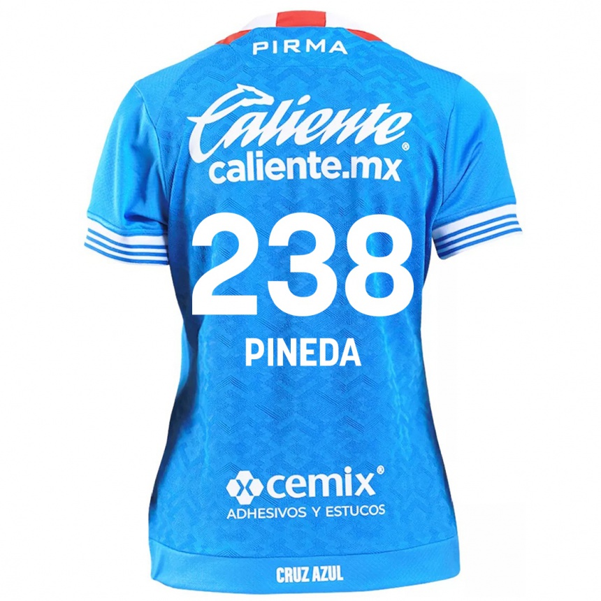 ילדים כדורגל Zadiel Pineda #238 שמים כחולים ג'רזי ביתית 2024/25