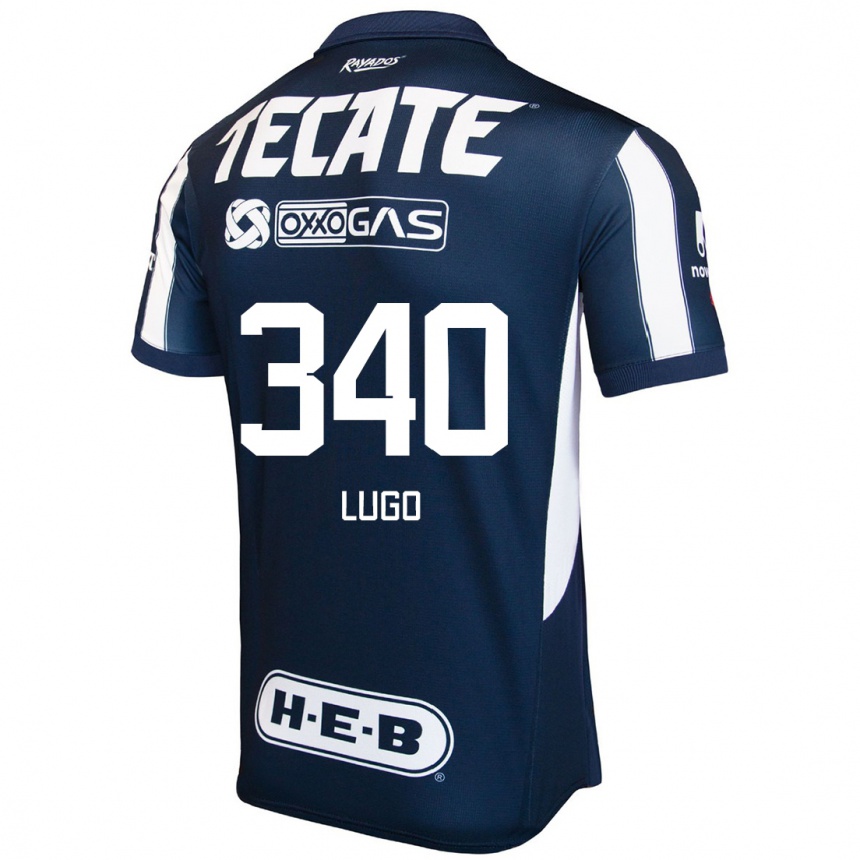ילדים כדורגל Edy Lugo #340 כחול אדום לבן ג'רזי ביתית 2024/25