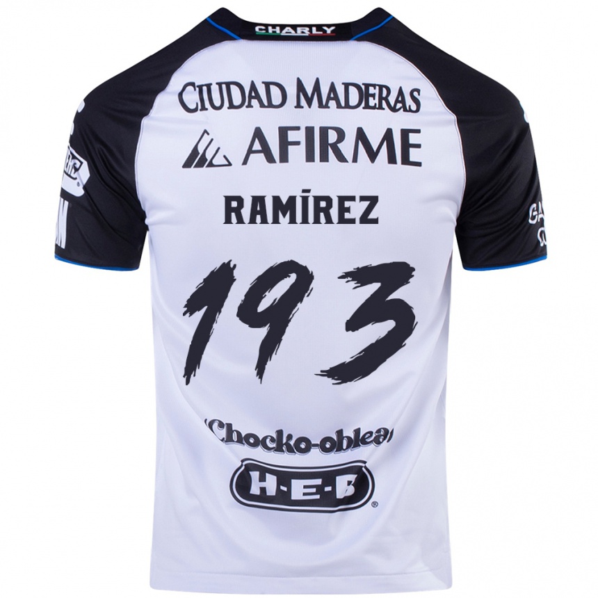 ילדים כדורגל Ángel Ramírez #193 שחור כחול ג'רזי ביתית 2024/25