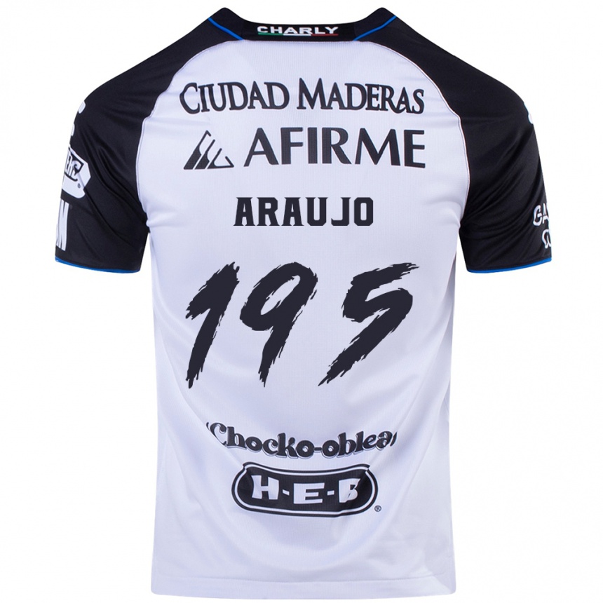 ילדים כדורגל Diego Araujo #195 שחור כחול ג'רזי ביתית 2024/25