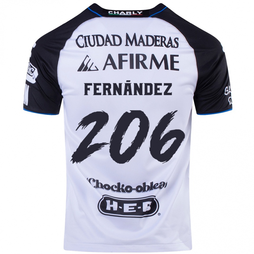ילדים כדורגל Erik Fernández #206 שחור כחול ג'רזי ביתית 2024/25