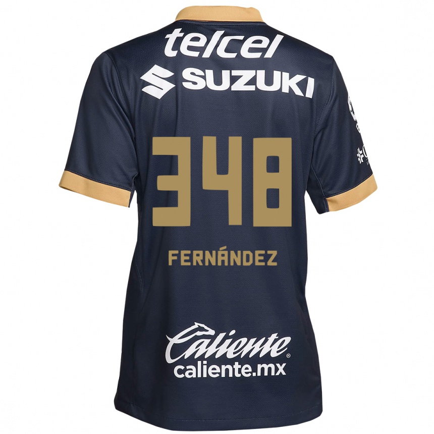 ילדים כדורגל Yerik Fernández #348 אובסידיאן זהב לבן הרחק ג'רזי 2024/25