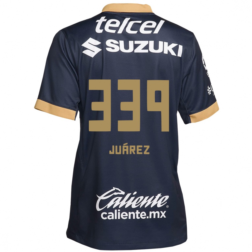 ילדים כדורגל Jonathan Juárez #339 אובסידיאן זהב לבן הרחק ג'רזי 2024/25