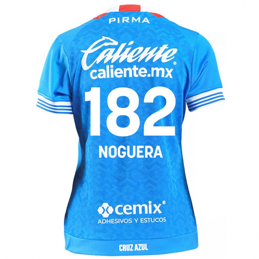 גברים כדורגל Heldrich Noguera #182 שמים כחולים ג'רזי ביתית 2024/25