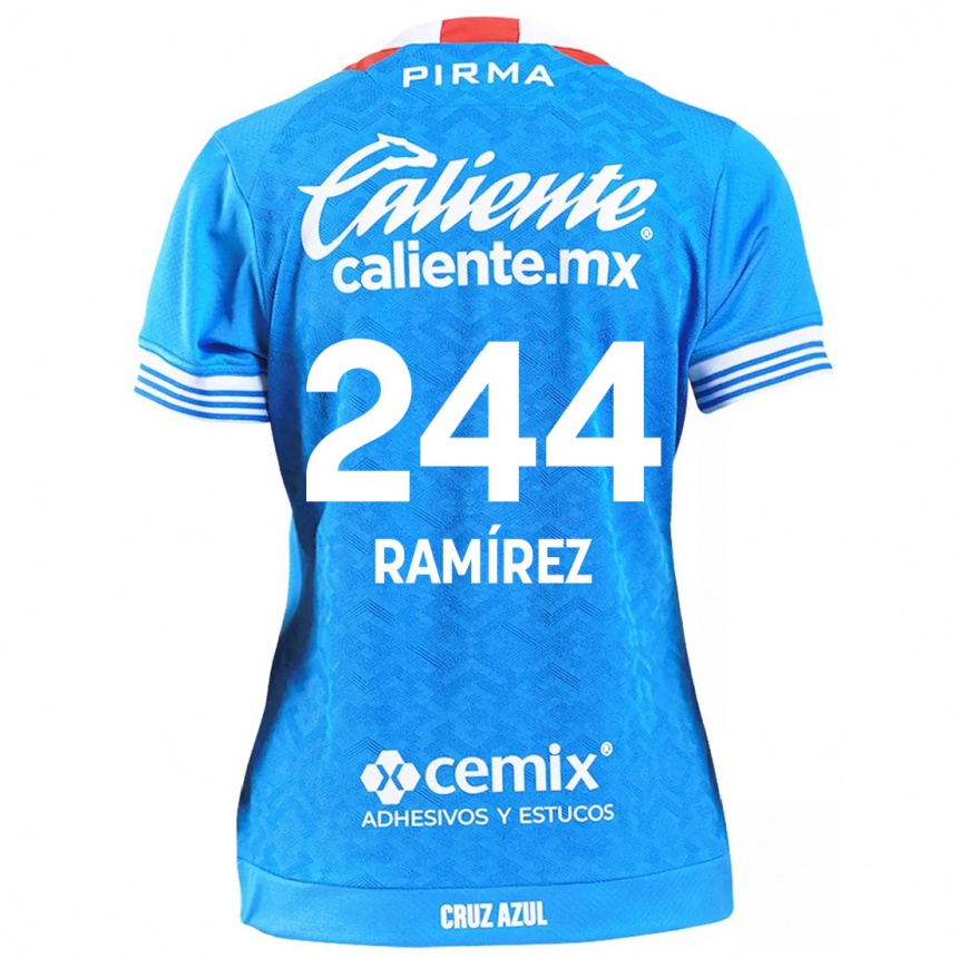 גברים כדורגל Nicolás Ramírez #244 שמים כחולים ג'רזי ביתית 2024/25