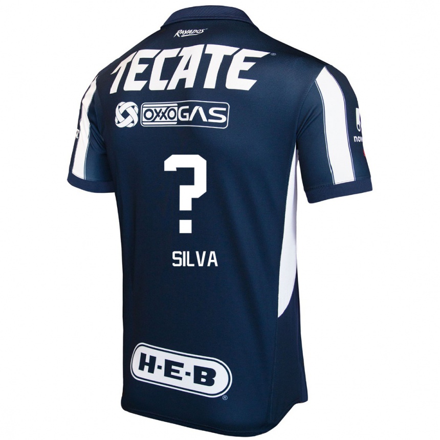 גברים כדורגל Patricio Silva #0 כחול אדום לבן ג'רזי ביתית 2024/25