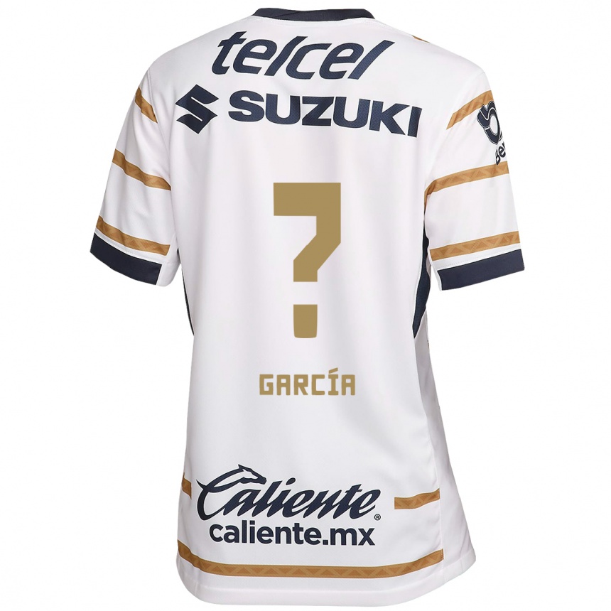 גברים כדורגל Stanley García #0 אובסידיאן לבן ג'רזי ביתית 2024/25