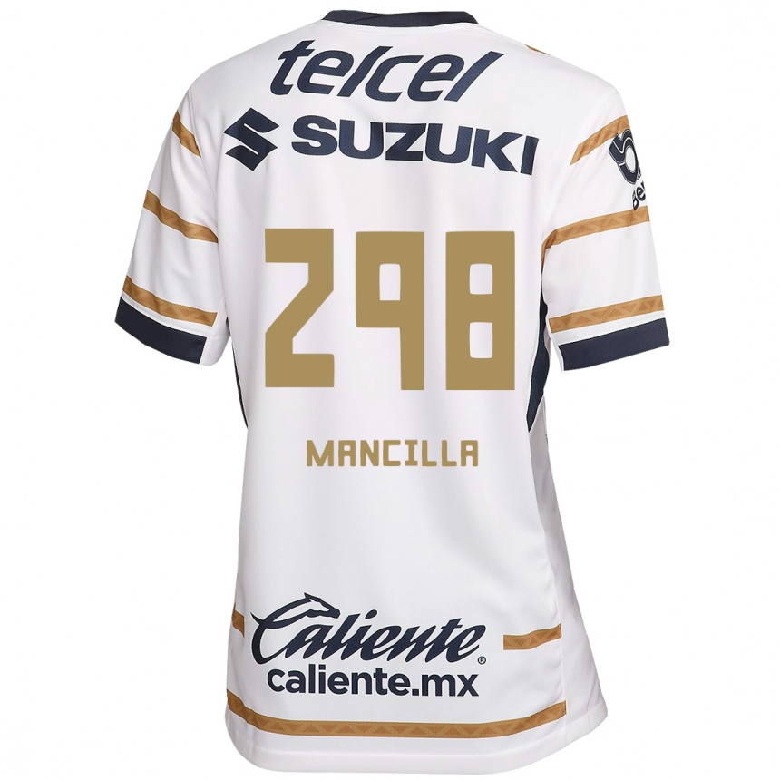גברים כדורגל José Mancilla #298 אובסידיאן לבן ג'רזי ביתית 2024/25