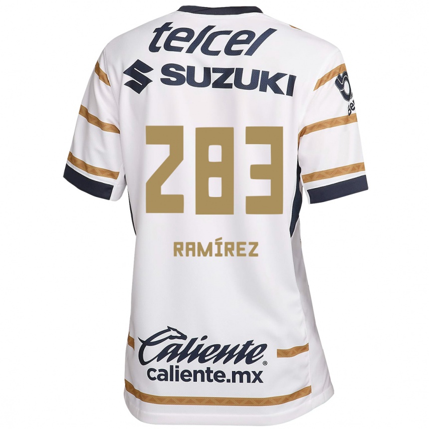 גברים כדורגל Dennis Ramírez #283 אובסידיאן לבן ג'רזי ביתית 2024/25