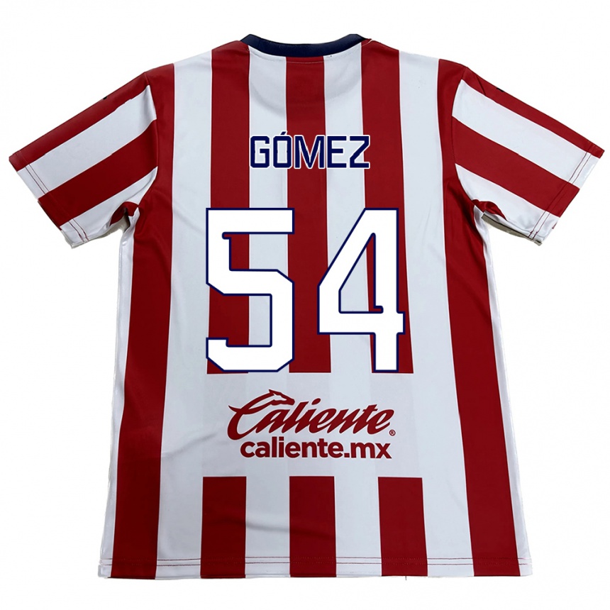 גברים כדורגל Miguel Gómez #54 אדום לבן ג'רזי ביתית 2024/25