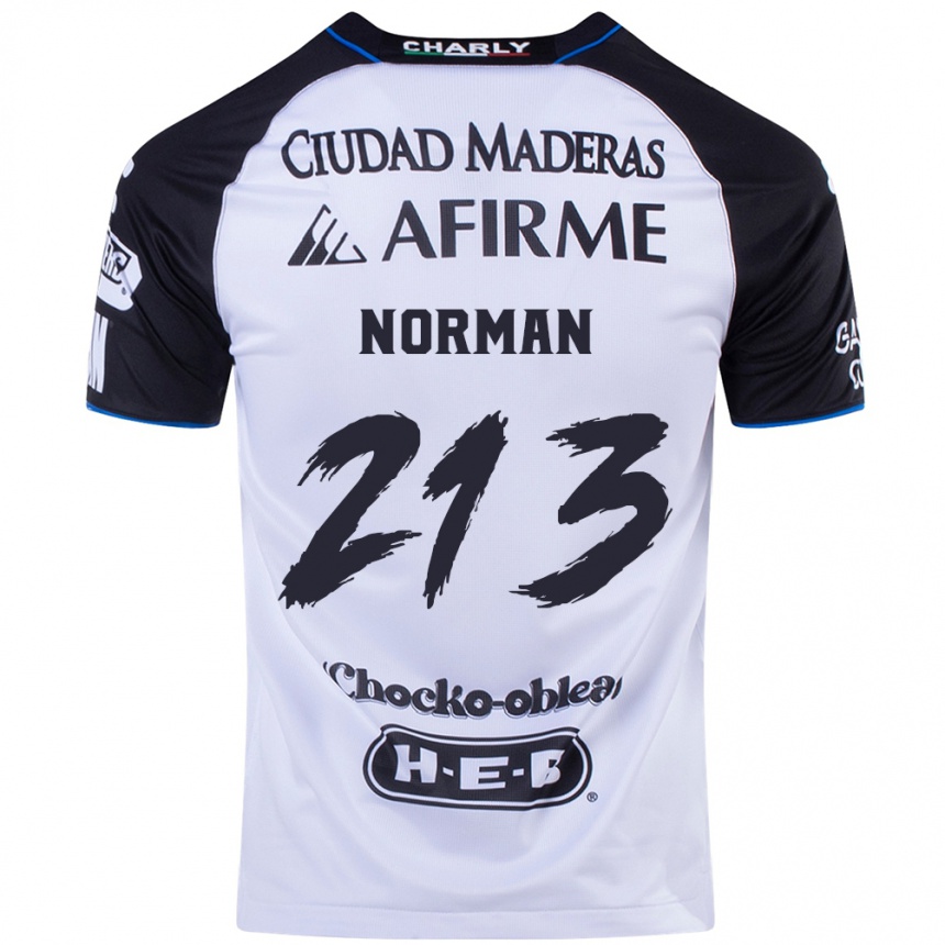 גברים כדורגל Humberto Norman #213 שחור כחול ג'רזי ביתית 2024/25