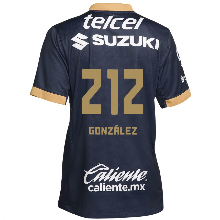 גברים כדורגל José González #212 אובסידיאן זהב לבן הרחק ג'רזי 2024/25