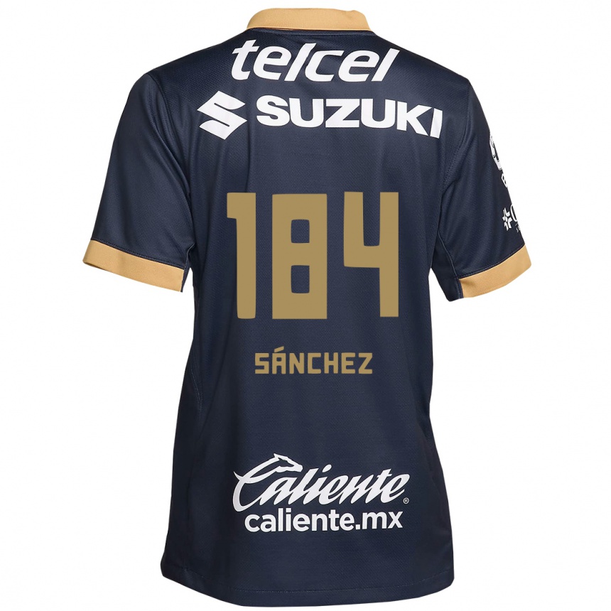 גברים כדורגל Manuel Sánchez #184 אובסידיאן זהב לבן הרחק ג'רזי 2024/25