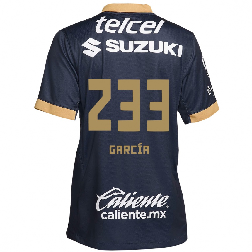 גברים כדורגל Carlos García #233 אובסידיאן זהב לבן הרחק ג'רזי 2024/25