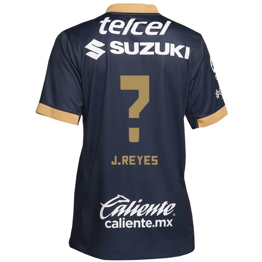 גברים כדורגל Joaquín Reyes #0 אובסידיאן זהב לבן הרחק ג'רזי 2024/25