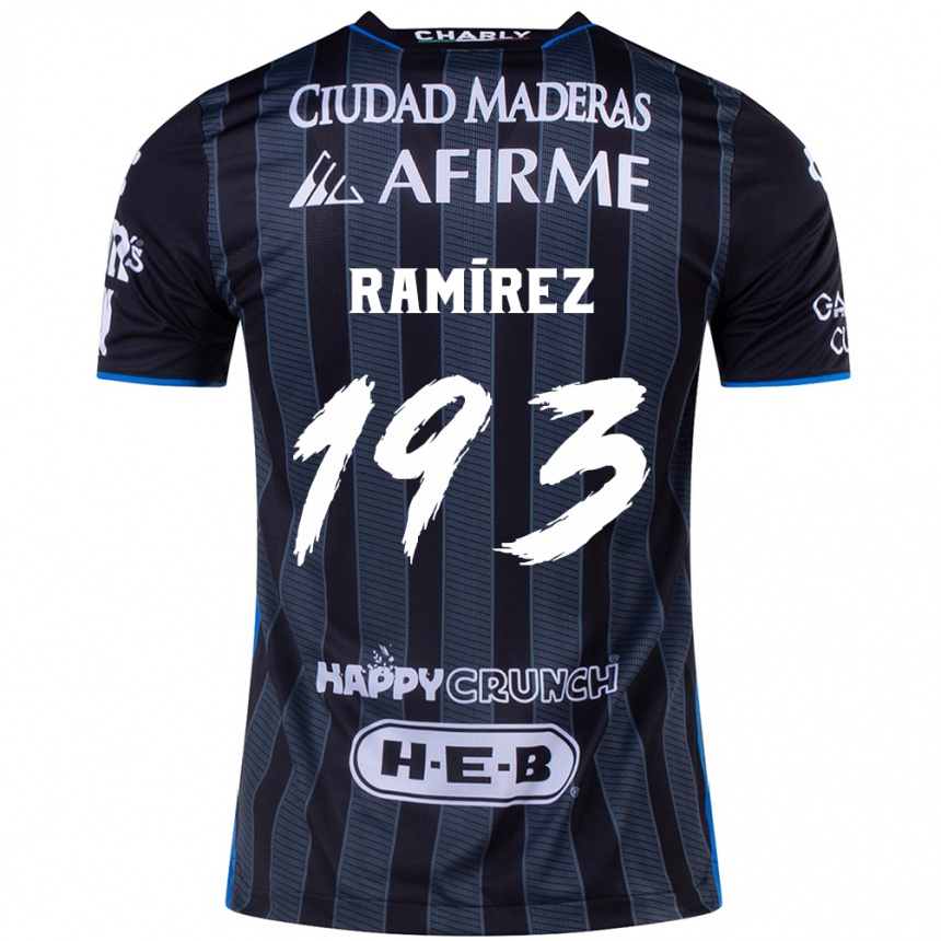 גברים כדורגל Ángel Ramírez #193 לבן שחור הרחק ג'רזי 2024/25