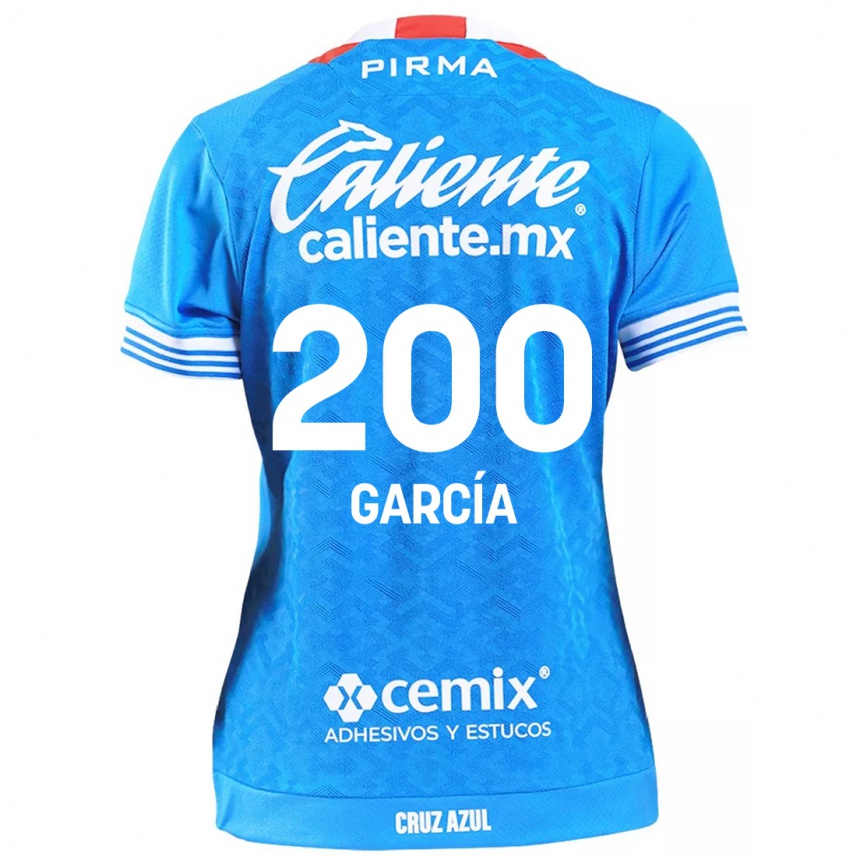 נשים כדורגל Jorge García #200 שמים כחולים ג'רזי ביתית 2024/25