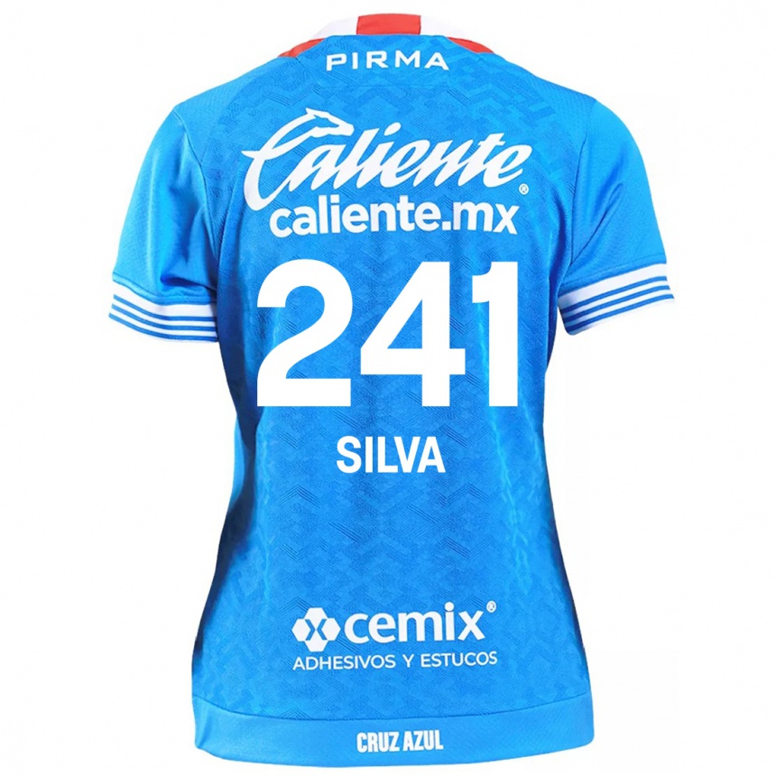 נשים כדורגל Iván Silva #241 שמים כחולים ג'רזי ביתית 2024/25