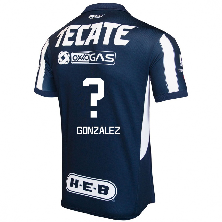 נשים כדורגל Irvin González #0 כחול אדום לבן ג'רזי ביתית 2024/25
