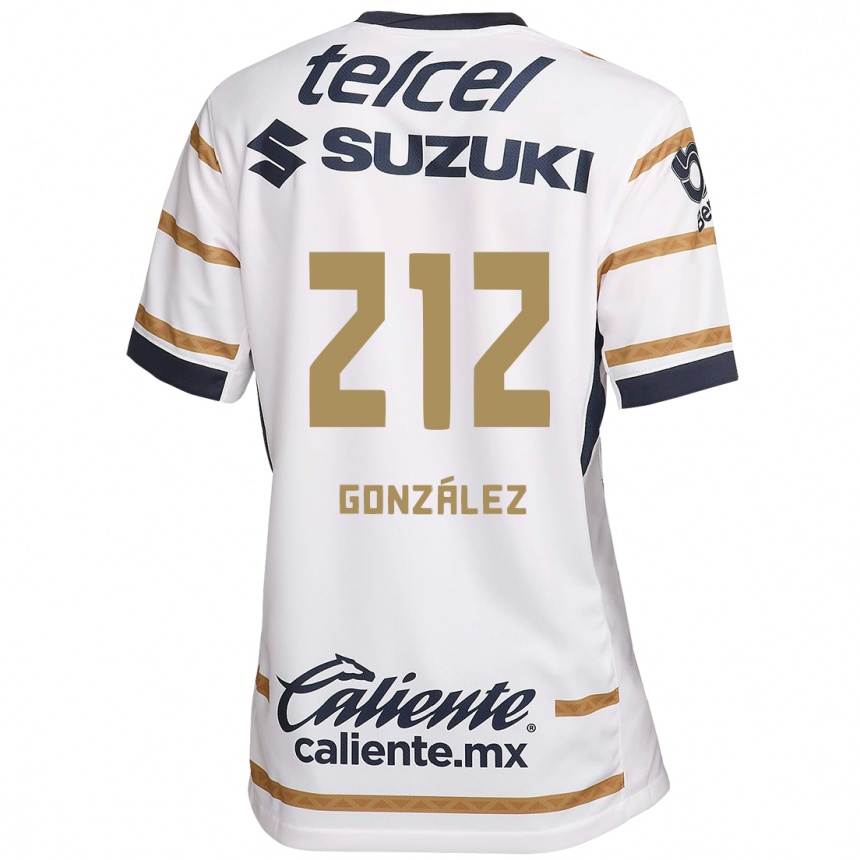 נשים כדורגל José González #212 אובסידיאן לבן ג'רזי ביתית 2024/25