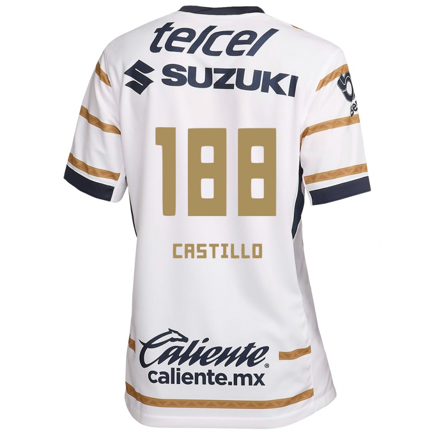 נשים כדורגל Christian Castillo #188 אובסידיאן לבן ג'רזי ביתית 2024/25