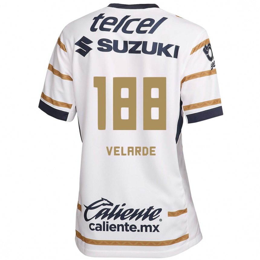 נשים כדורגל Andrés Velarde #188 אובסידיאן לבן ג'רזי ביתית 2024/25