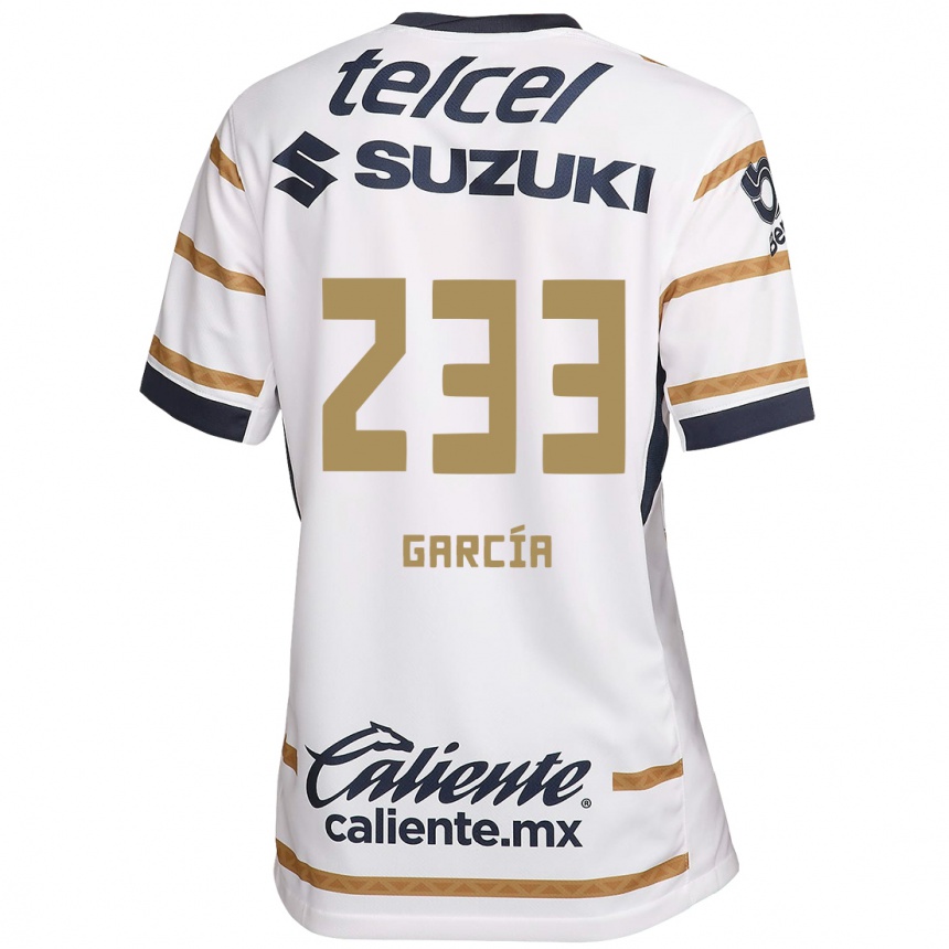 נשים כדורגל Carlos García #233 אובסידיאן לבן ג'רזי ביתית 2024/25