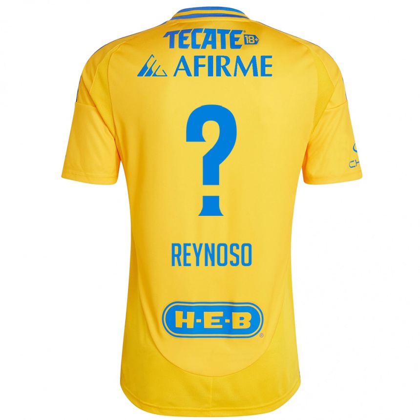 נשים כדורגל Omar Reynoso #0 זהב צהוב ג'רזי ביתית 2024/25