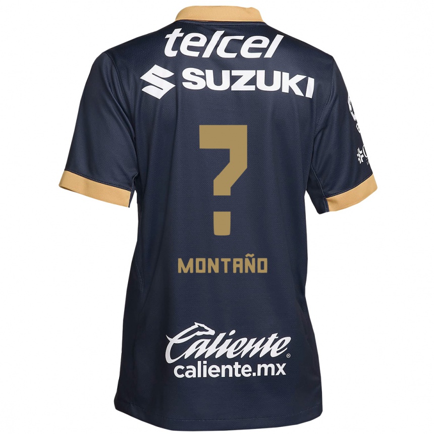 נשים כדורגל Leider Montaño #0 אובסידיאן זהב לבן הרחק ג'רזי 2024/25