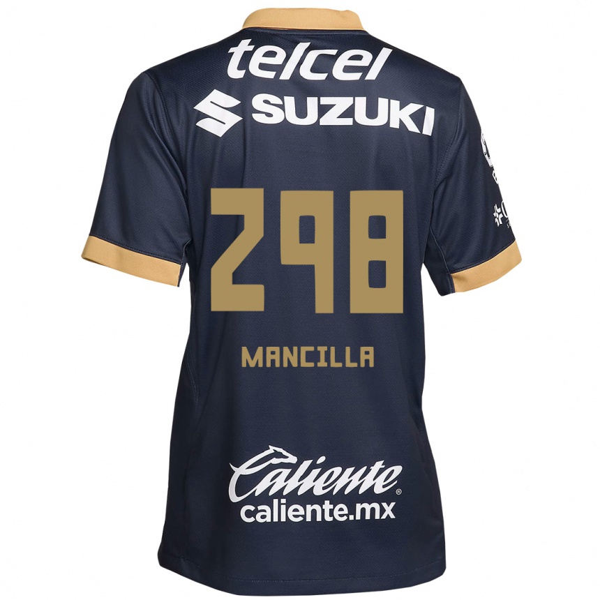 נשים כדורגל José Mancilla #298 אובסידיאן זהב לבן הרחק ג'רזי 2024/25