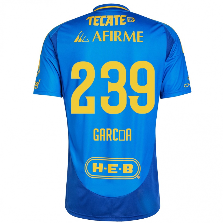 נשים כדורגל Diego García #239 כחול צהוב הרחק ג'רזי 2024/25