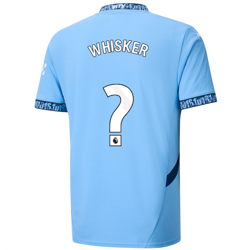 ילדים כדורגל Timeo Whisker #0 כָּחוֹל כֵּהֶה ג'רזי ביתית 2024/25