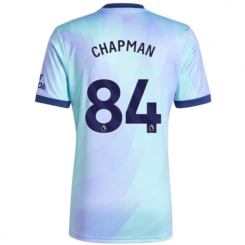 ילדים כדורגל Samuel Chapman #84 אקווה ג'רזי קיט שלישי 2024/25
