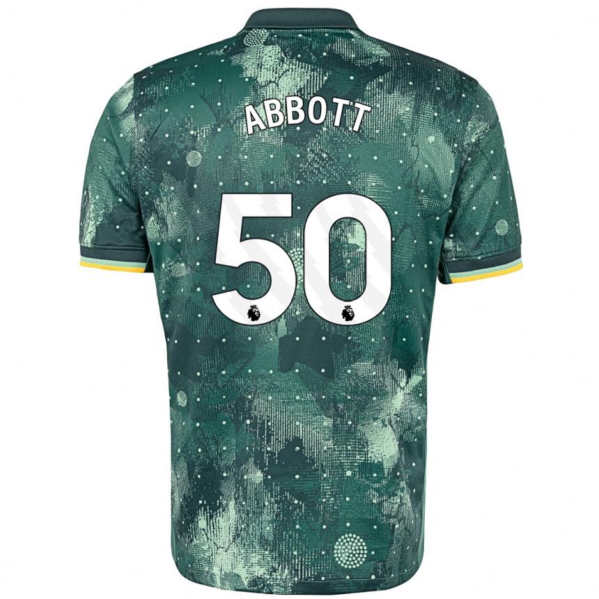 ילדים כדורגל ג'ורג' אבוט #50 ירוק מנטה ג'רזי קיט שלישי 2024/25