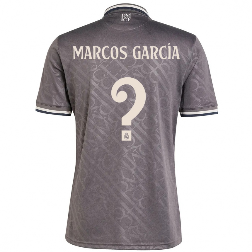 ילדים כדורגל Marcos García #0 פֶּחָם ג'רזי קיט שלישי 2024/25