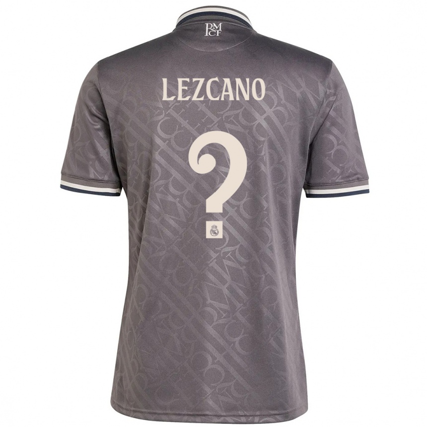 ילדים כדורגל Álvaro Lezcano #0 פֶּחָם ג'רזי קיט שלישי 2024/25