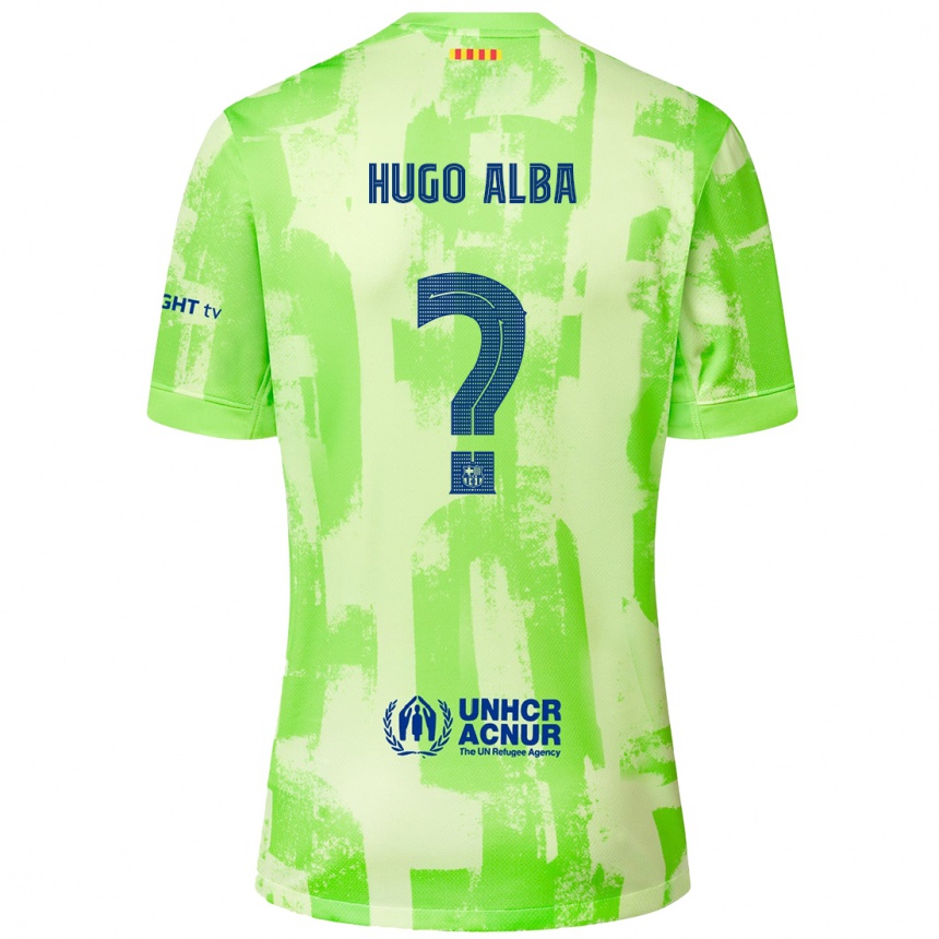 ילדים כדורגל Hugo Alba #0 סִיד ג'רזי קיט שלישי 2024/25