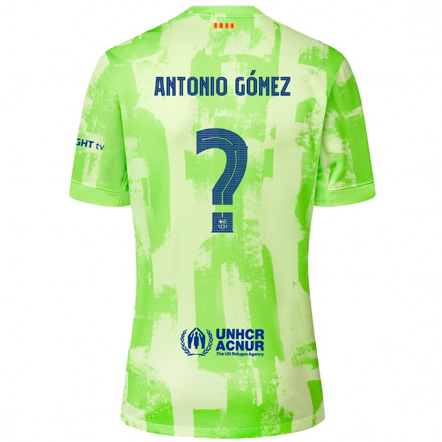 ילדים כדורגל Antonio Gómez #0 סִיד ג'רזי קיט שלישי 2024/25