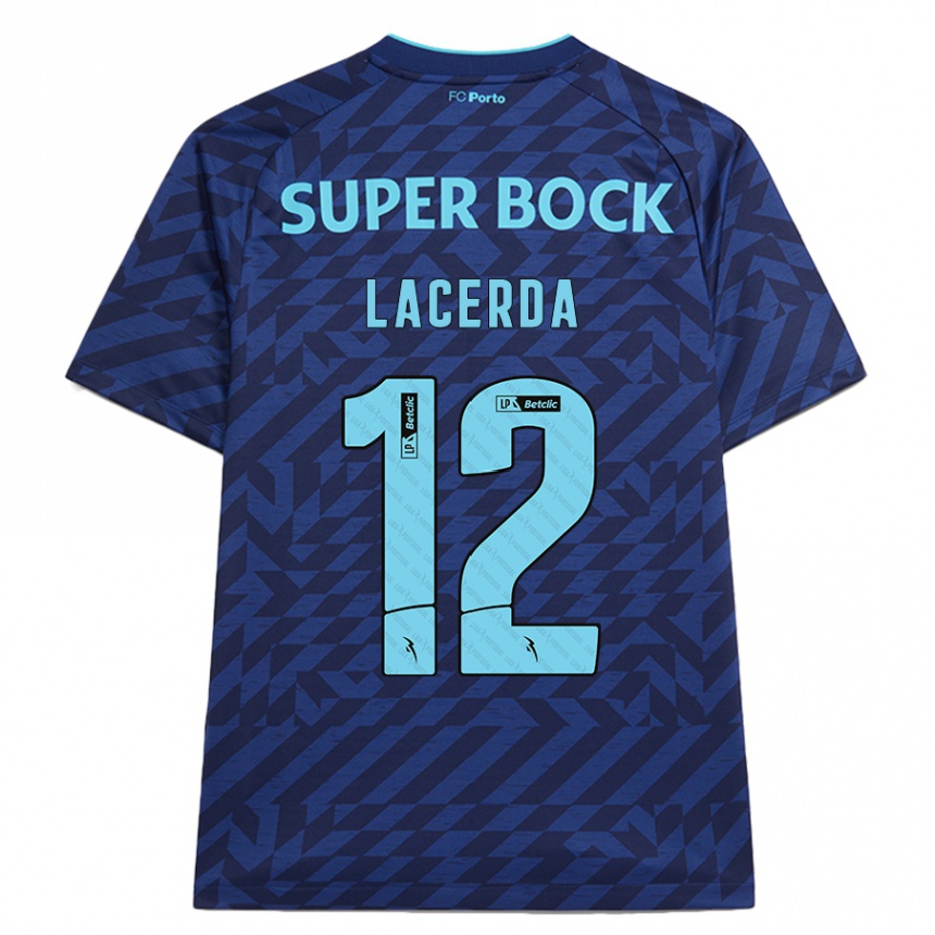 ילדים כדורגל Lacerda #12 כָּחוֹל כֵּהֶה ג'רזי קיט שלישי 2024/25