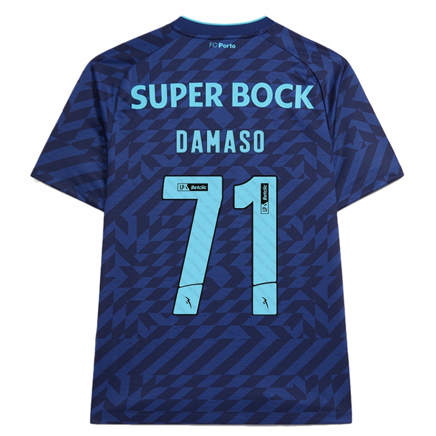ילדים כדורגל Nico Damaso #71 כָּחוֹל כֵּהֶה ג'רזי קיט שלישי 2024/25