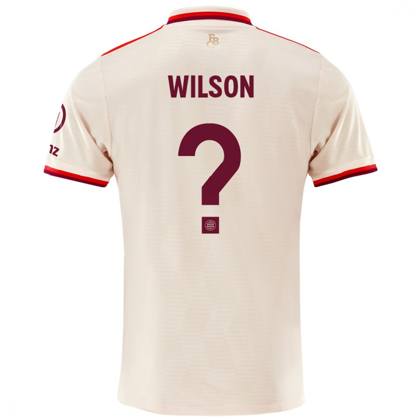 ילדים כדורגל Oluwaseyi Wilson #0 פִּשׁתָן ג'רזי קיט שלישי 2024/25