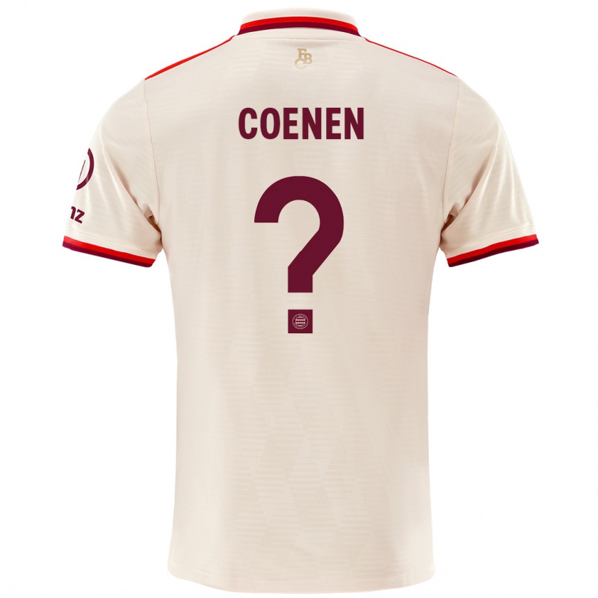 ילדים כדורגל Alexander Coenen #0 פִּשׁתָן ג'רזי קיט שלישי 2024/25