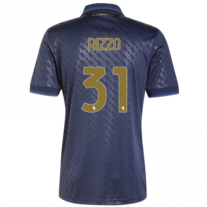 ילדים כדורגל Niccolò Rizzo #31 כָּחוֹל כֵּהֶה ג'רזי קיט שלישי 2024/25