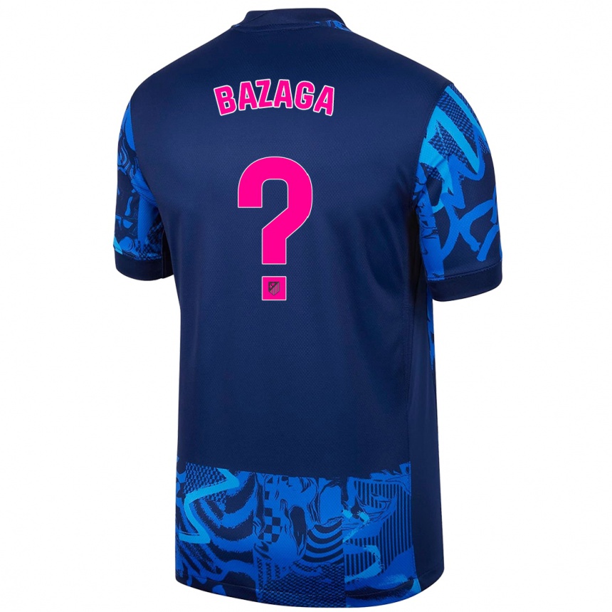 ילדים כדורגל Óscar Bazaga #0 כחול רויאל ג'רזי קיט שלישי 2024/25