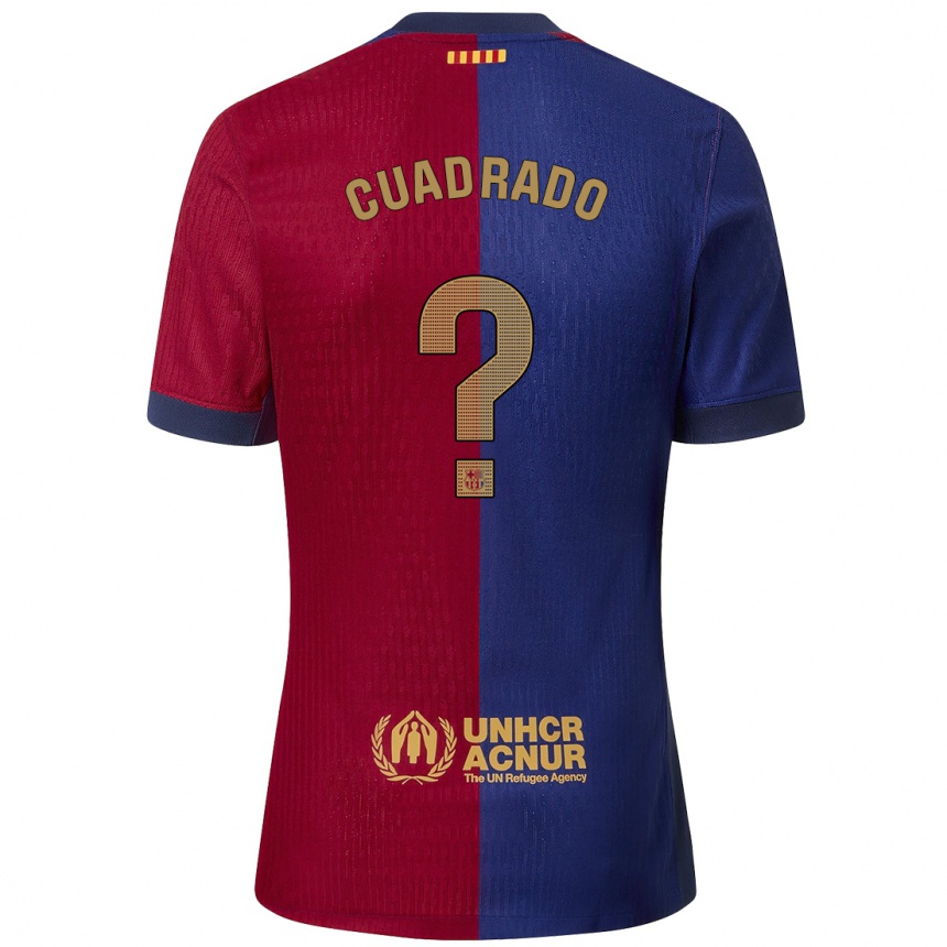 גברים כדורגל Adrián Cuadrado #0 כחול אדום ג'רזי ביתית 2024/25