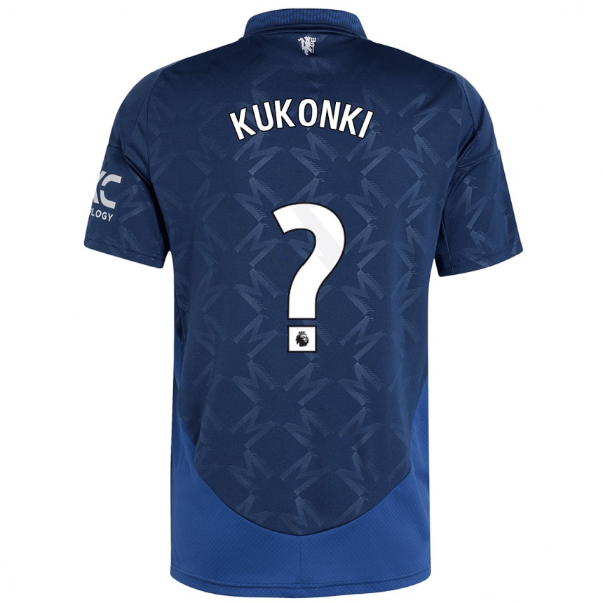 גברים כדורגל Godwill Kukonki #0 אִינדִיגוֹ הרחק ג'רזי 2024/25