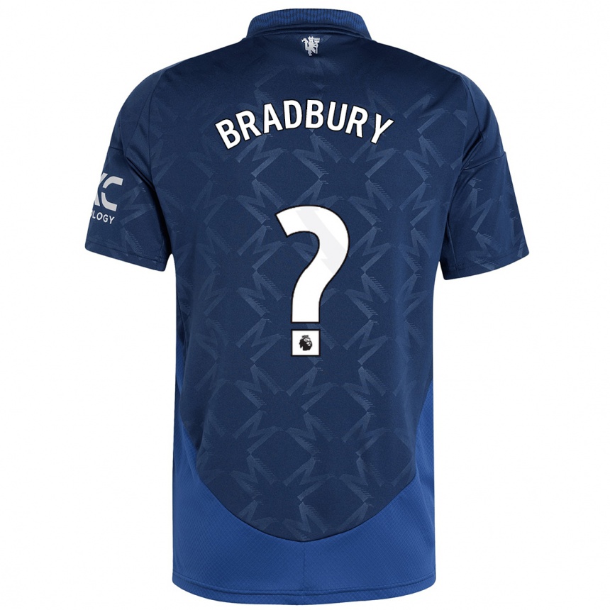 גברים כדורגל Louie Bradbury #0 אִינדִיגוֹ הרחק ג'רזי 2024/25